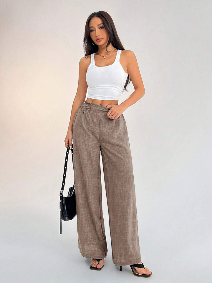 Pantaloni SHEIN, maro