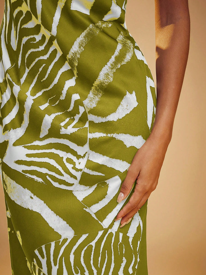 Rochie maxi SHEIN, verde