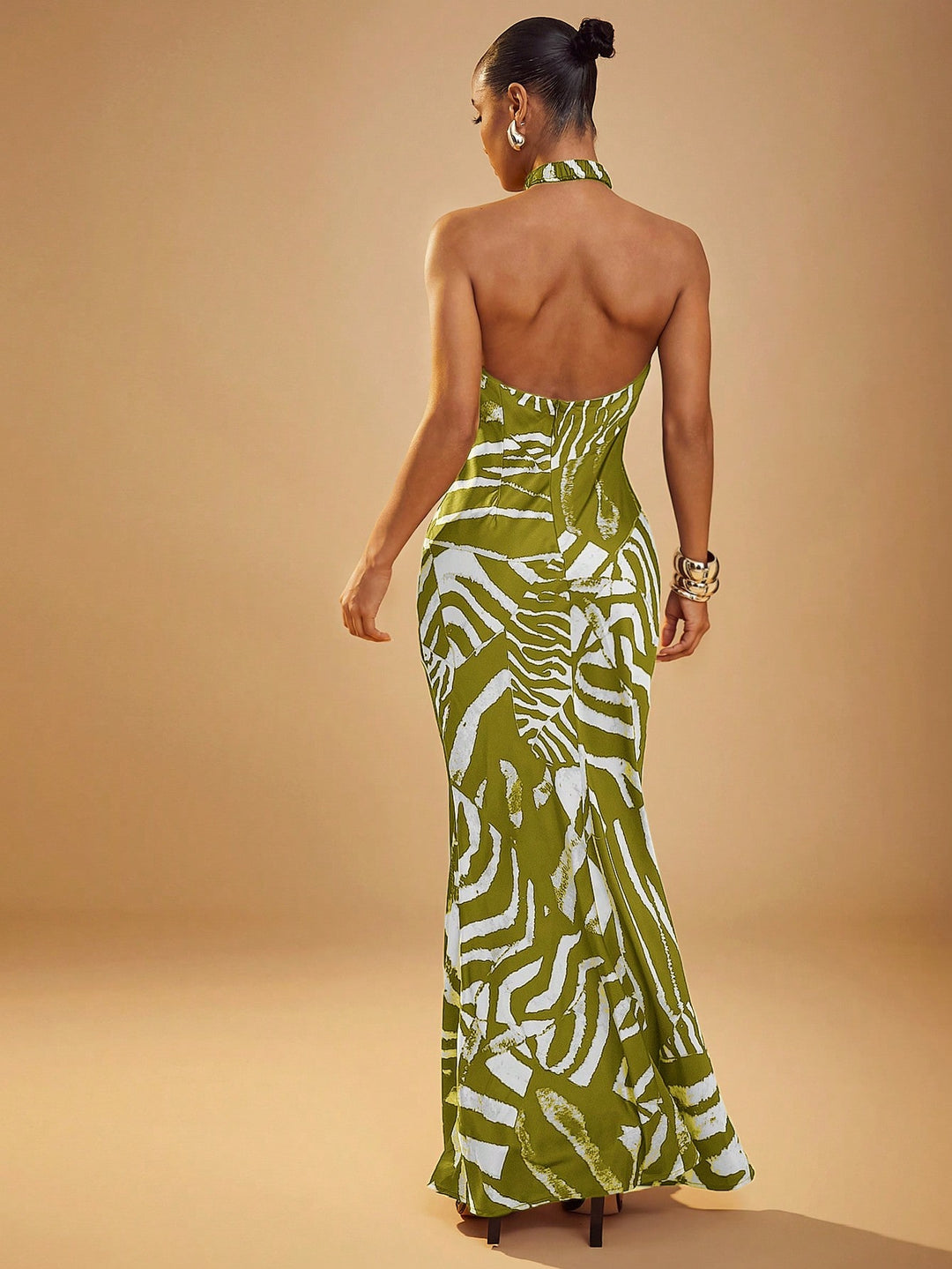 Rochie maxi SHEIN, verde