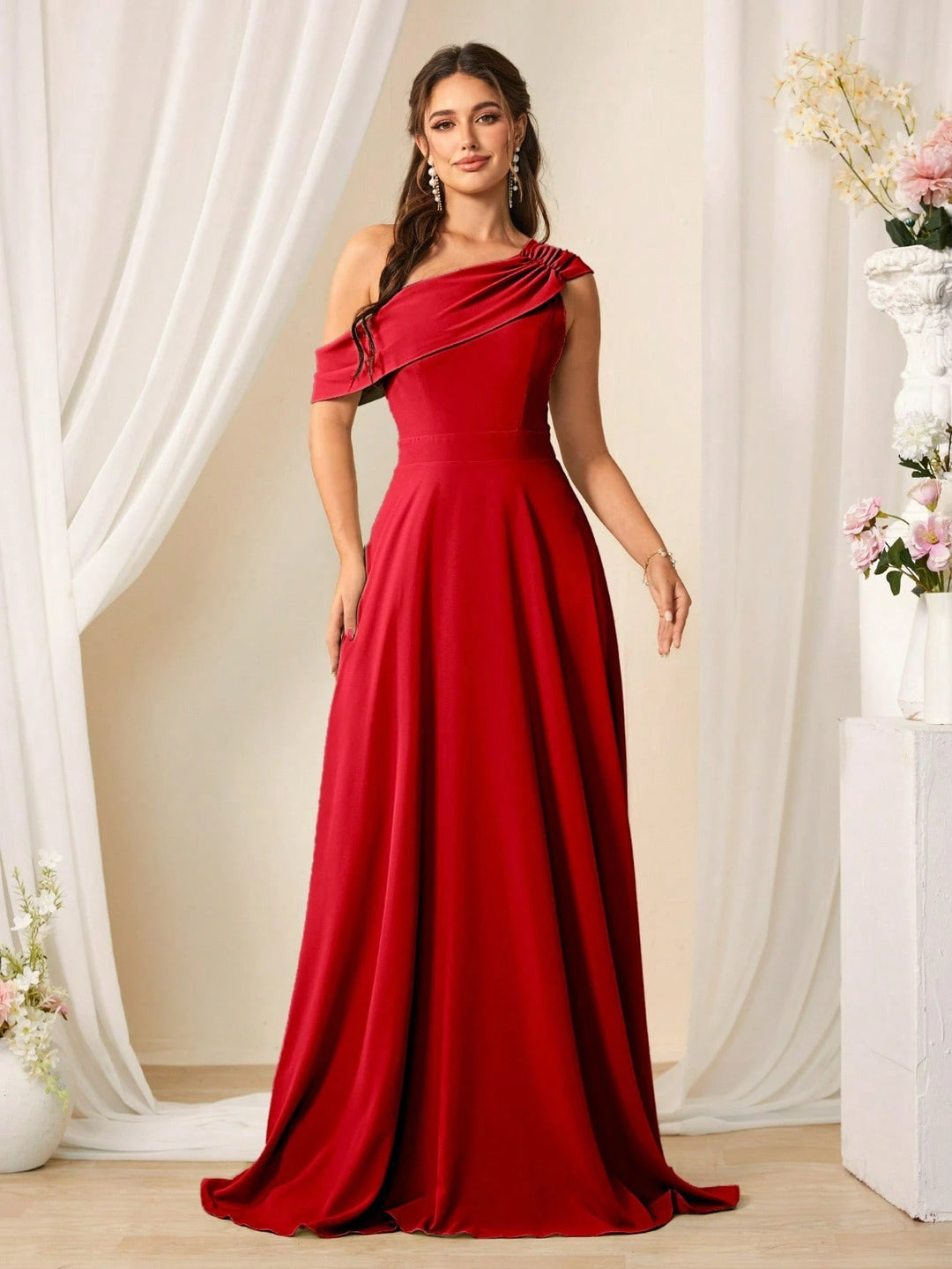 Rochie maxi SHEIN, roșu