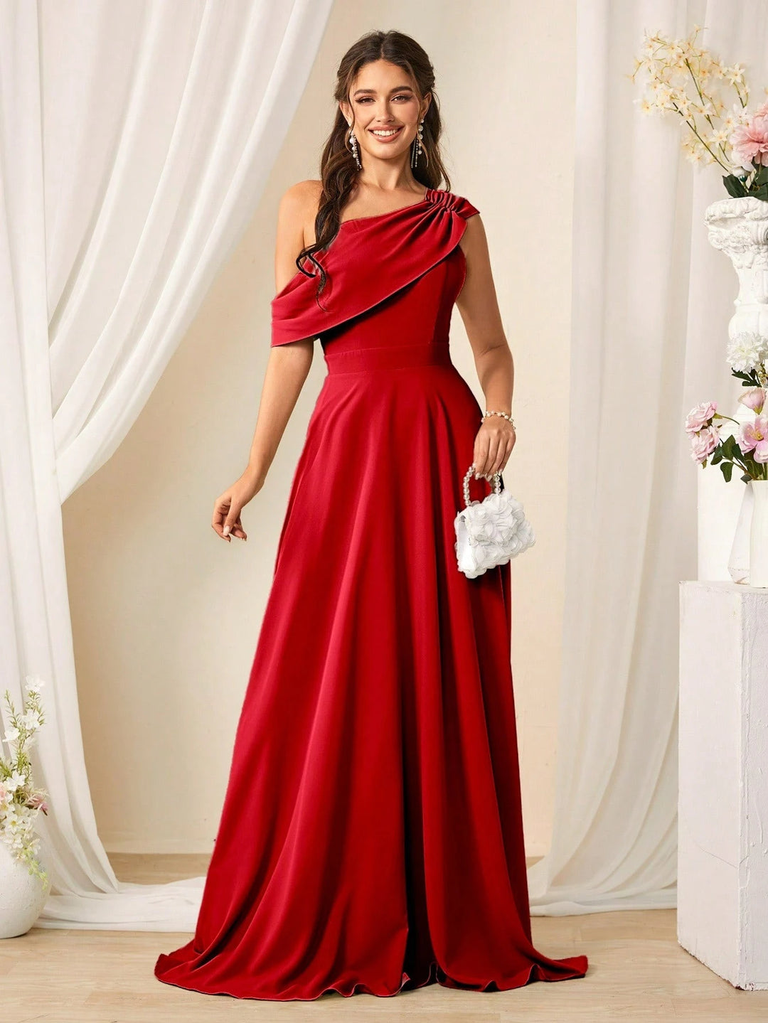 Rochie maxi SHEIN, roșu