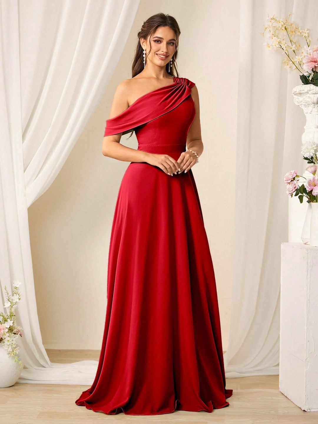 Rochie maxi SHEIN, roșu