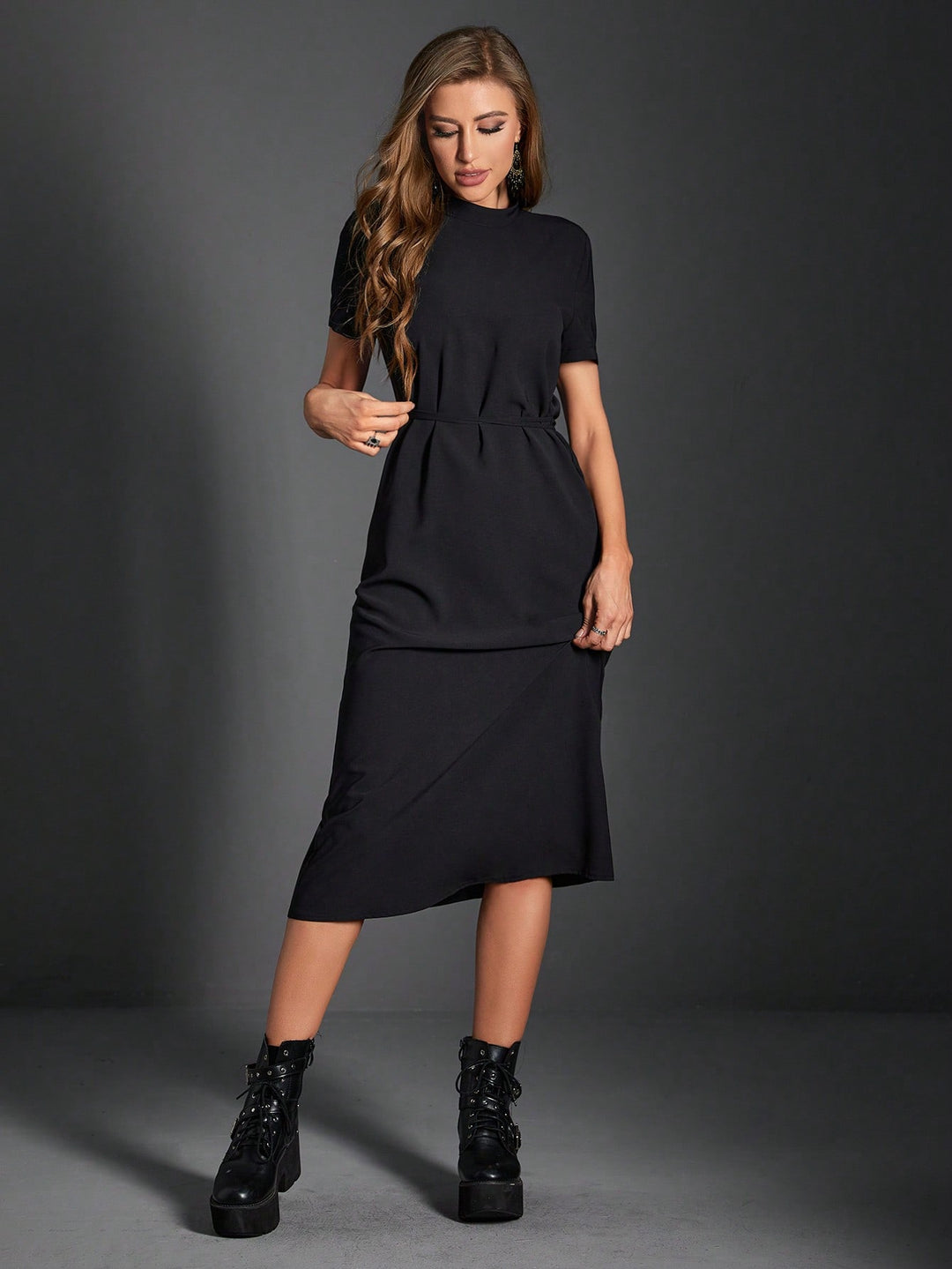 Rochie maxi SHEIN, negru