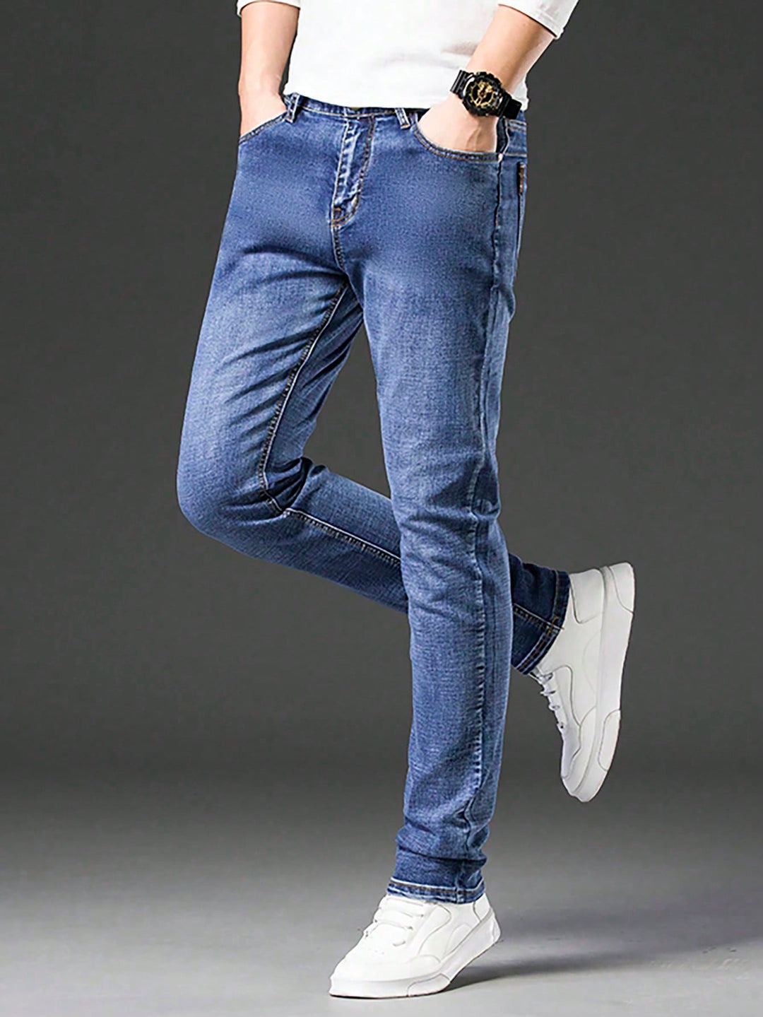 Jeans SHEIN, albastru