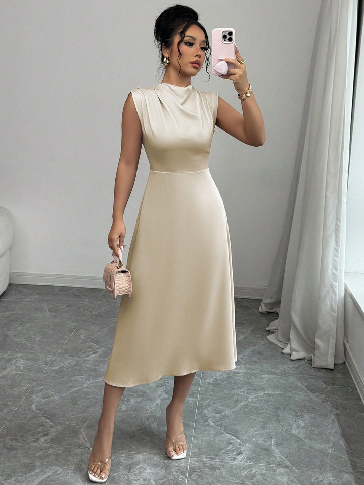 Rochie midi SHEIN, portocaliu