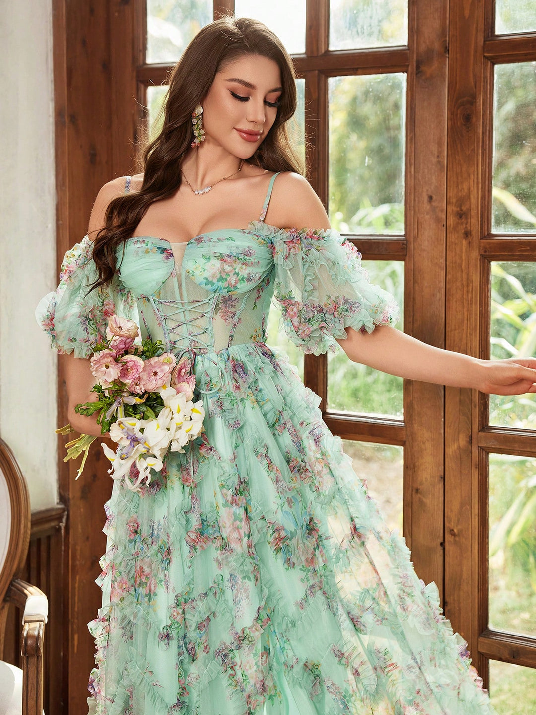 Rochie SHEIN, verde