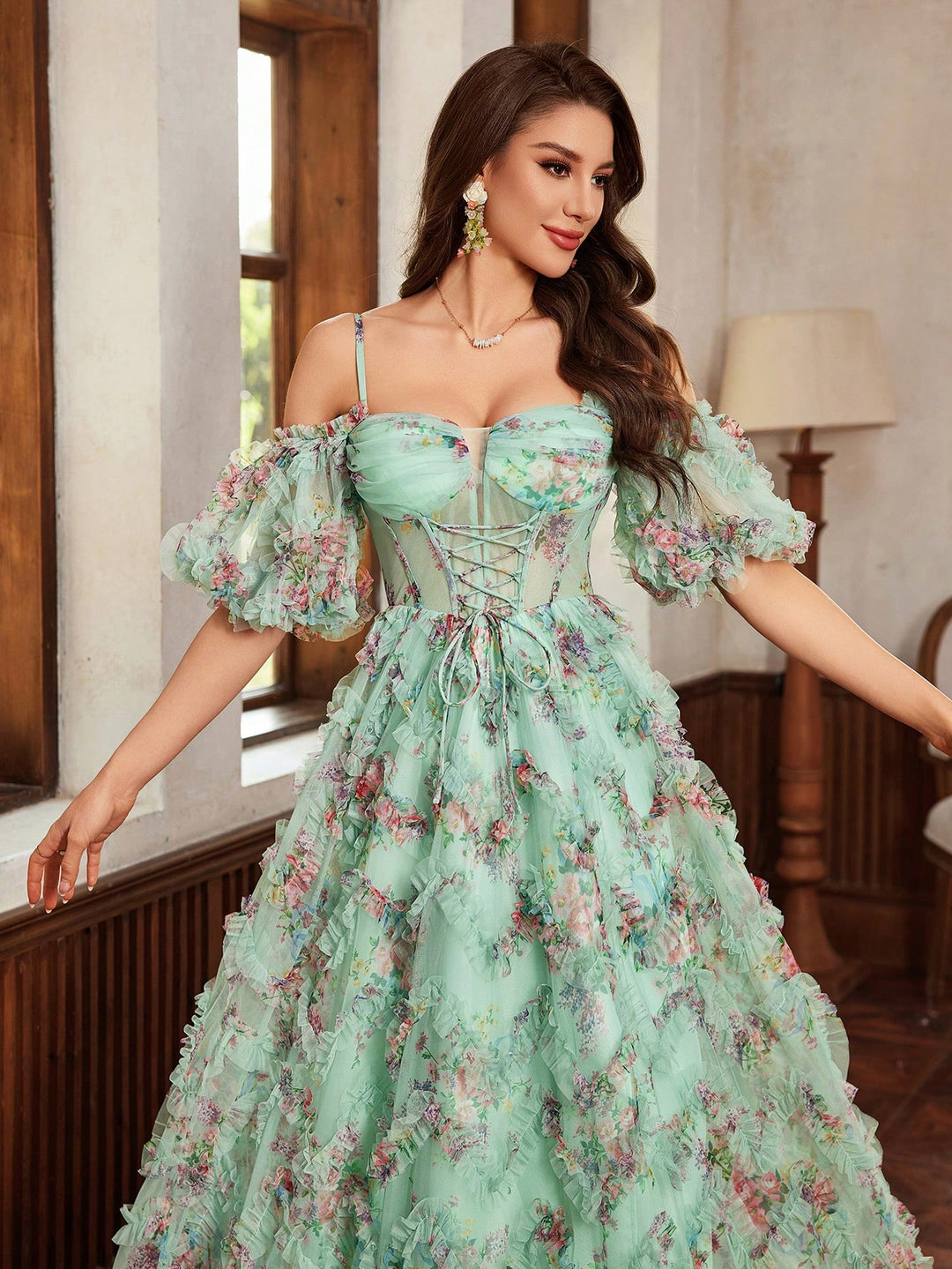 Rochie SHEIN, verde