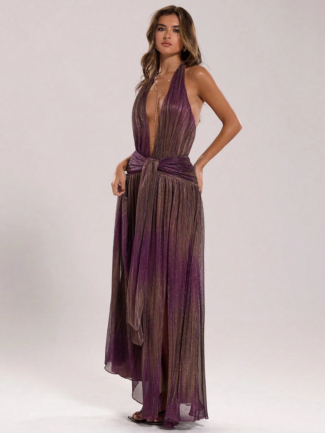 Rochie maxi SHEIN, mix culori