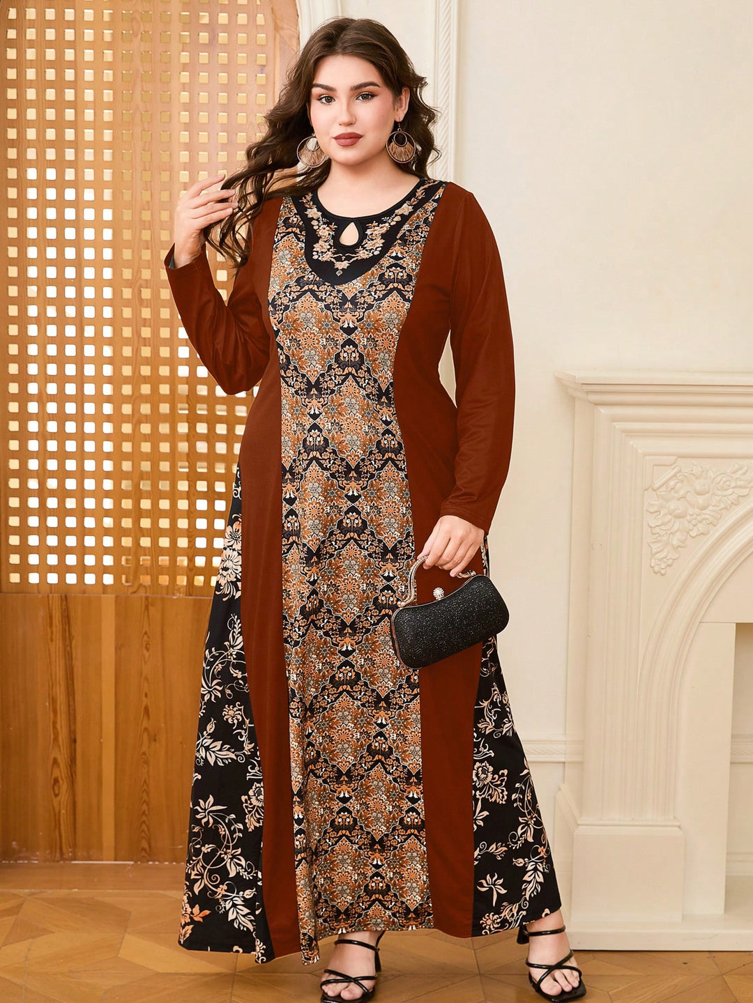 Rochie SHEIN, maro