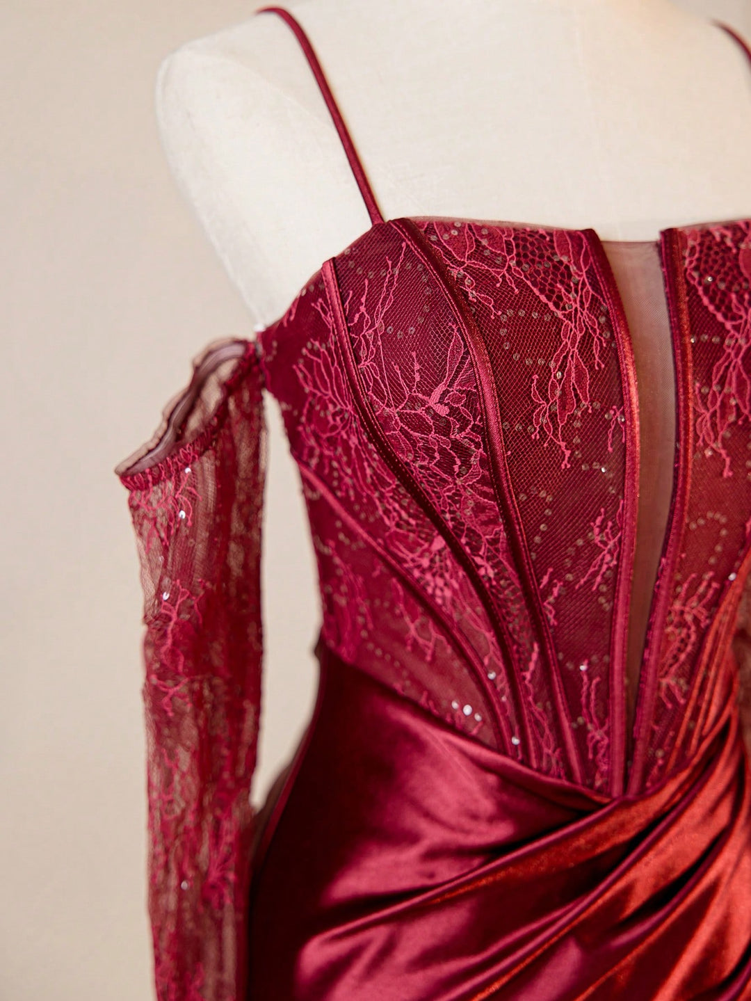 Rochie de ocazie SHEIN, vișiniu