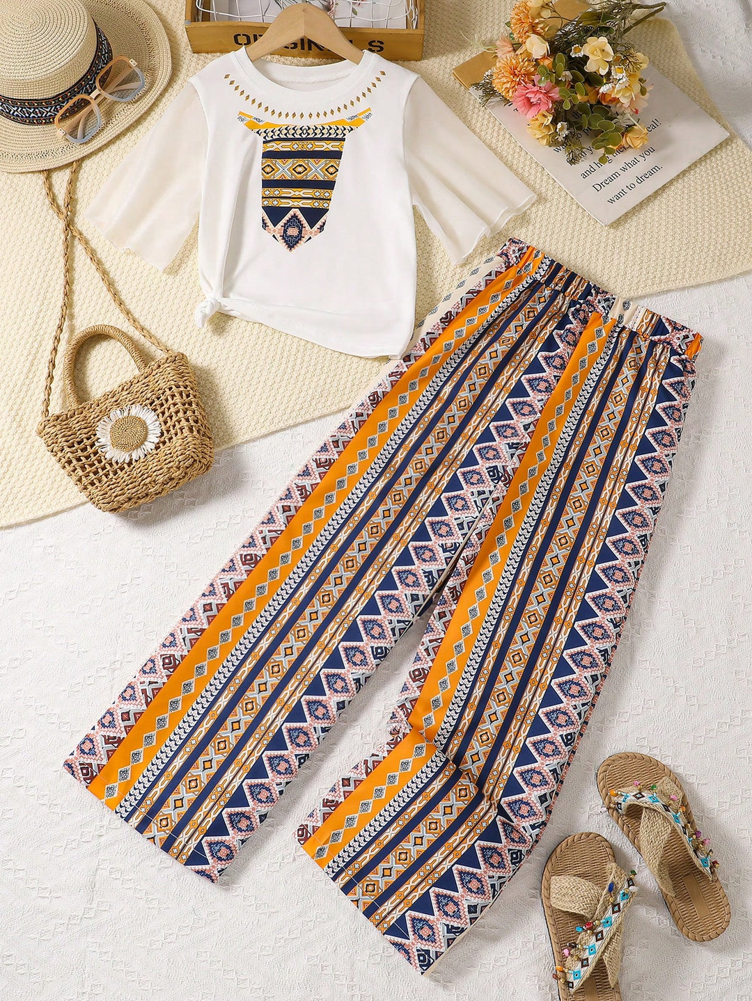Shein outfit, mixed colors