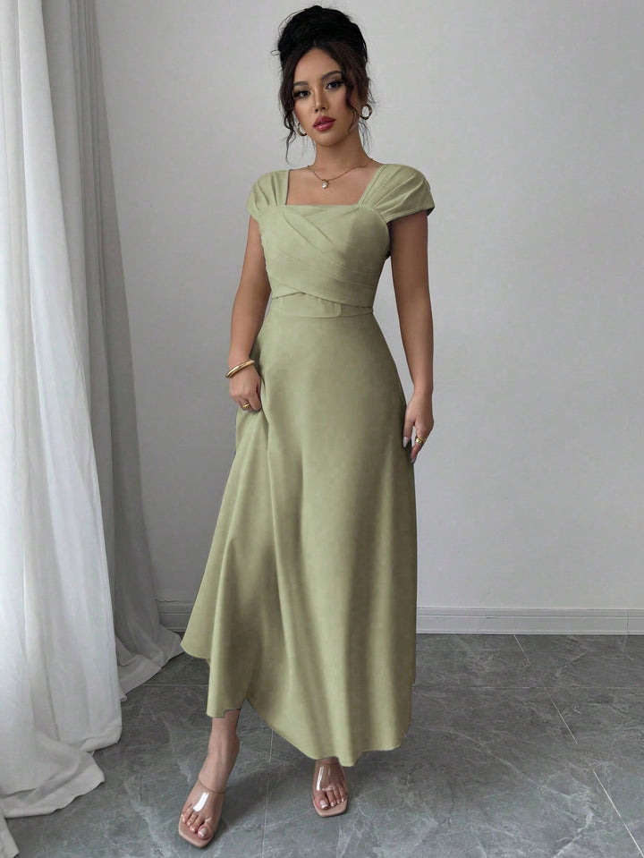 Rochie maxi SHEIN, verde