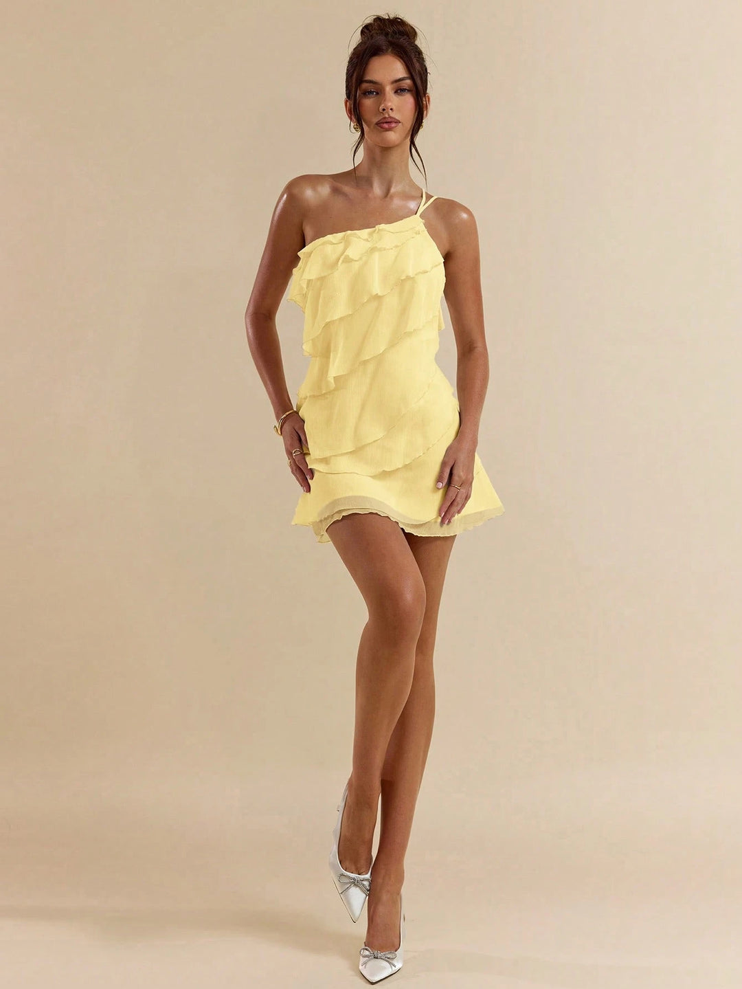 Rochie mini SHEIN, galben