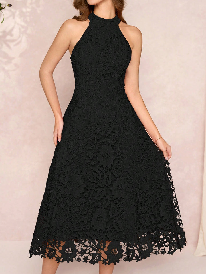 Shein maxi ruha, fekete