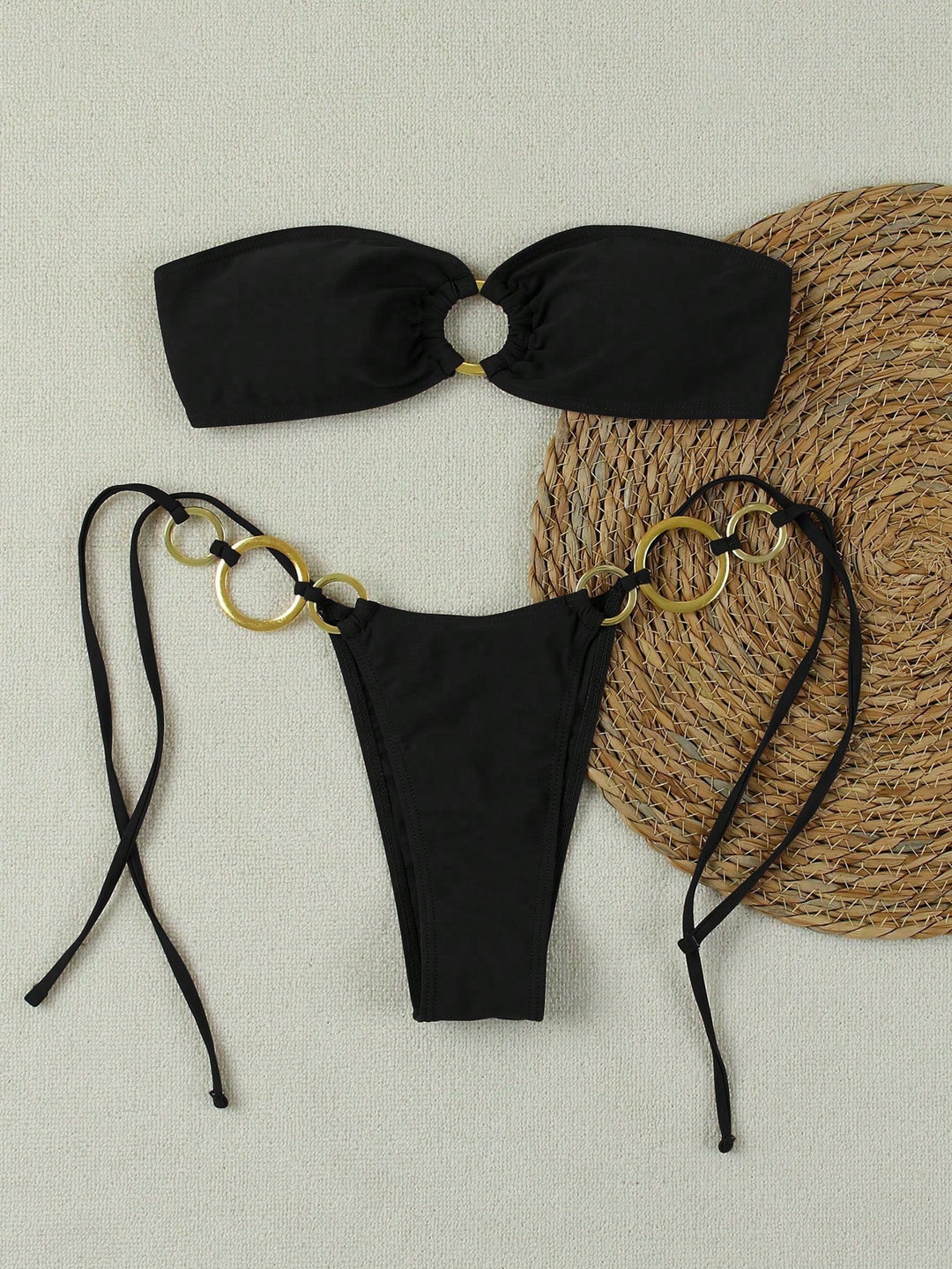 SHEIN bikini szett, fekete