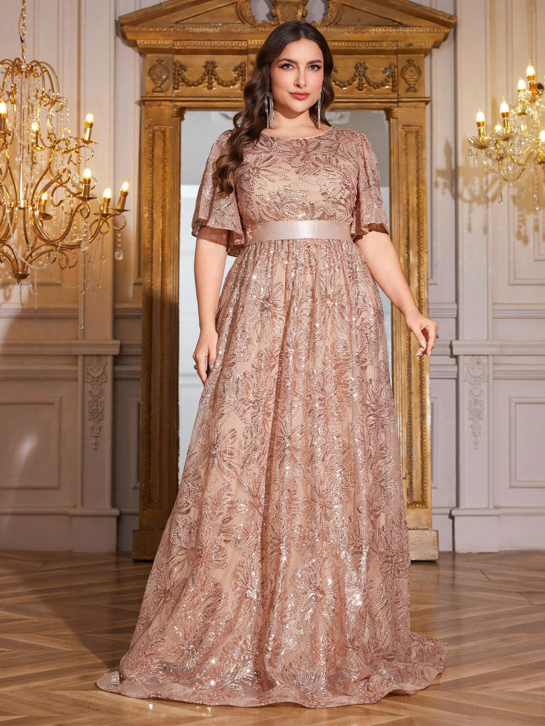 Rochie SHEIN, auriu