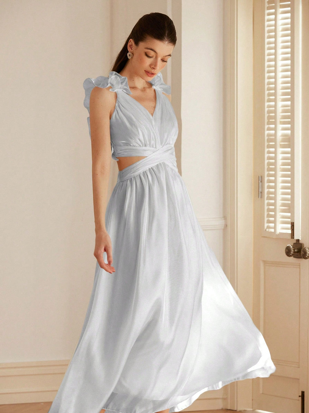 Rochie maxi SHEIN, albastru