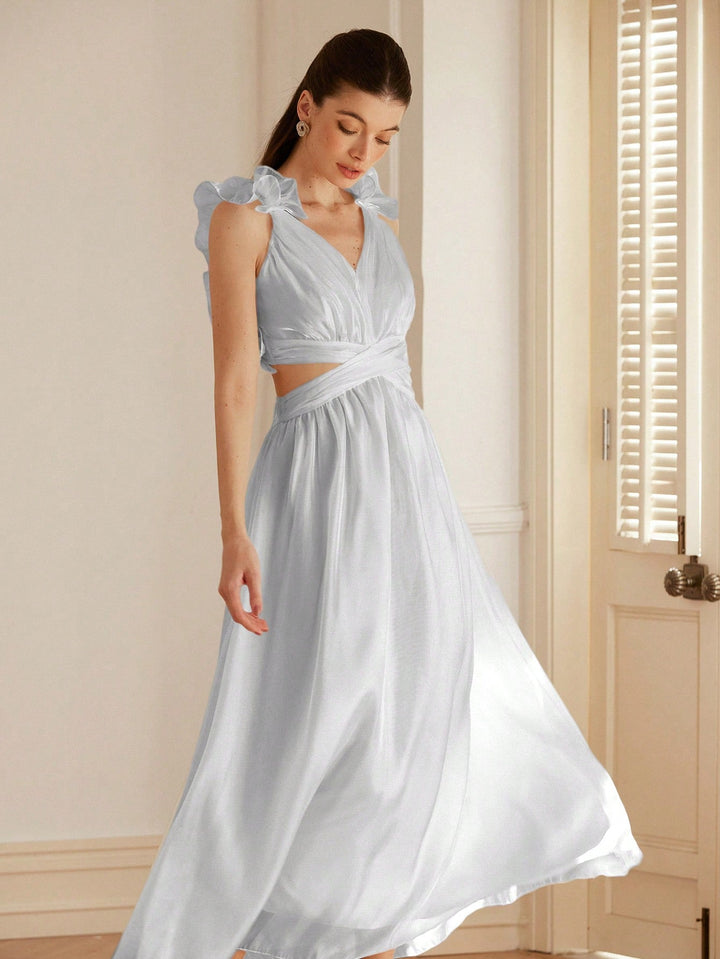 Rochie maxi SHEIN, albastru