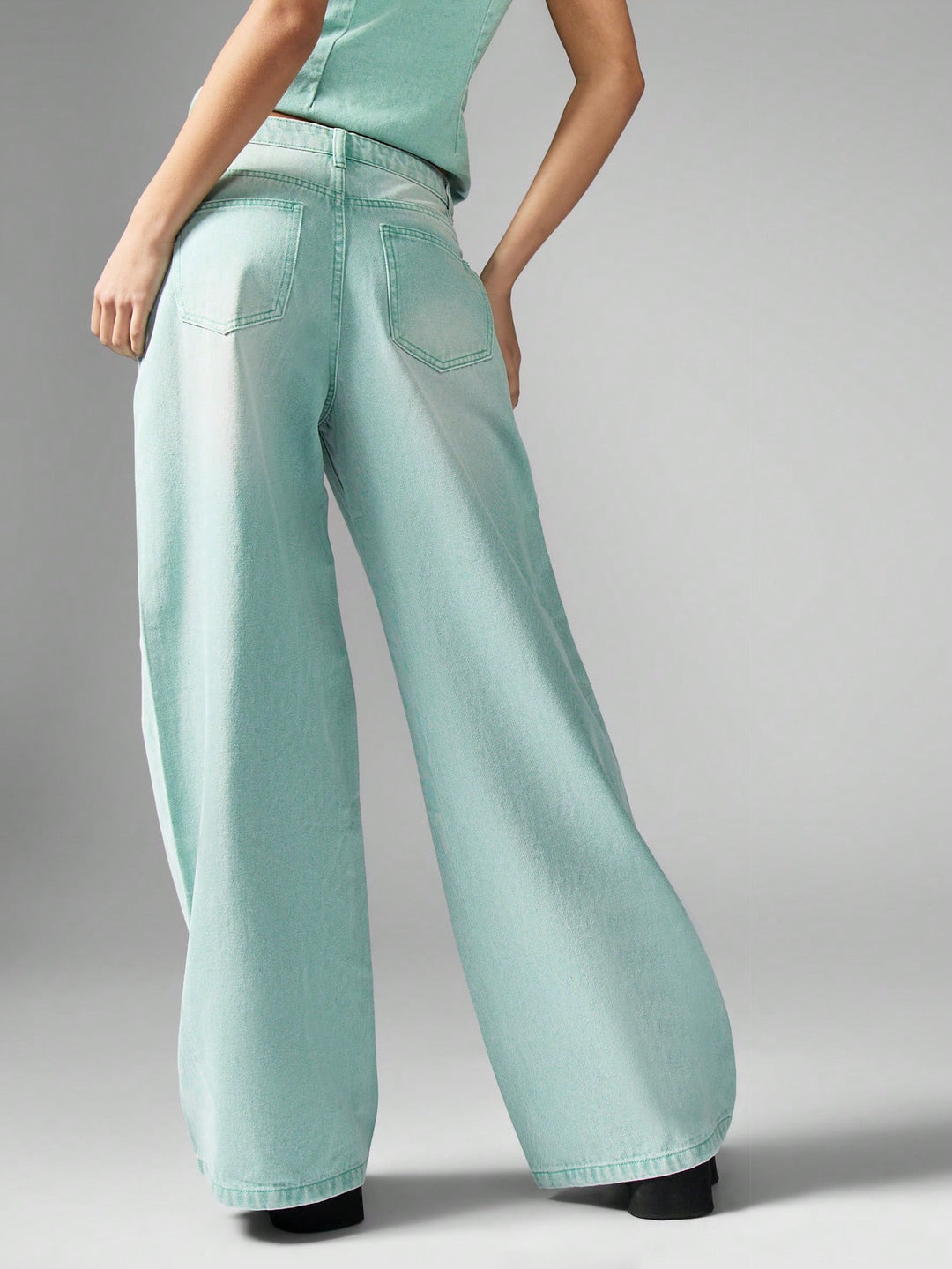 Jeans SHEIN, verde