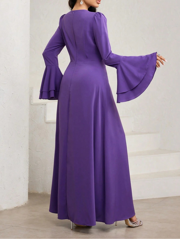 Shein maxi ruha, lila