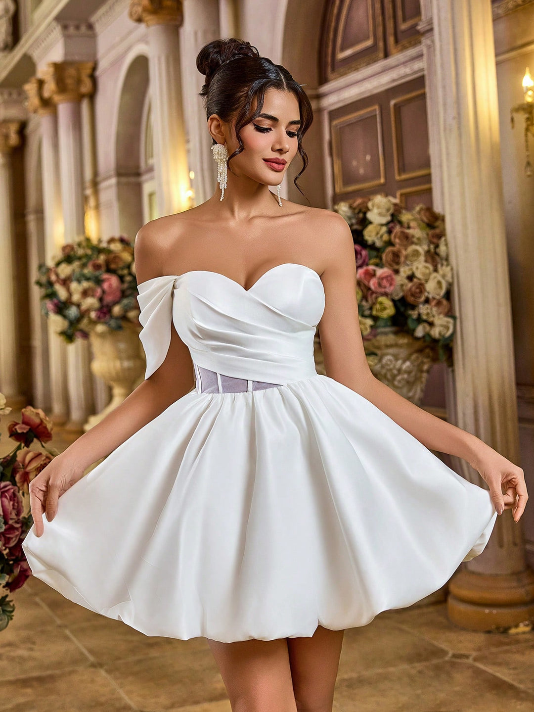 Rochie SHEIN, alb
