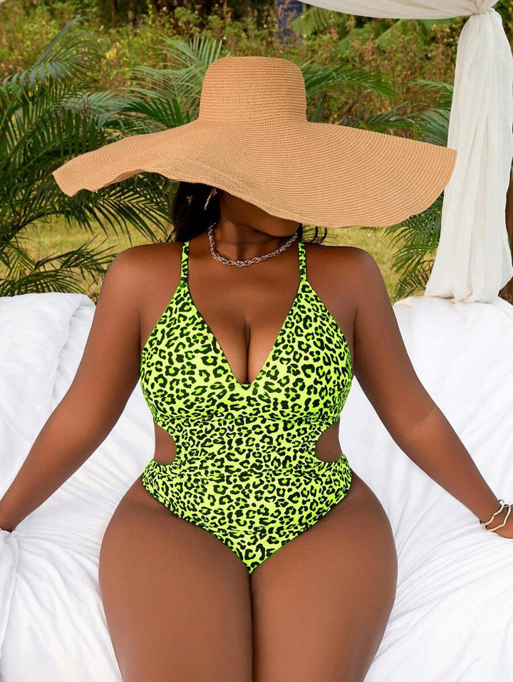 Costum de baie întreg SHEIN, mix culori