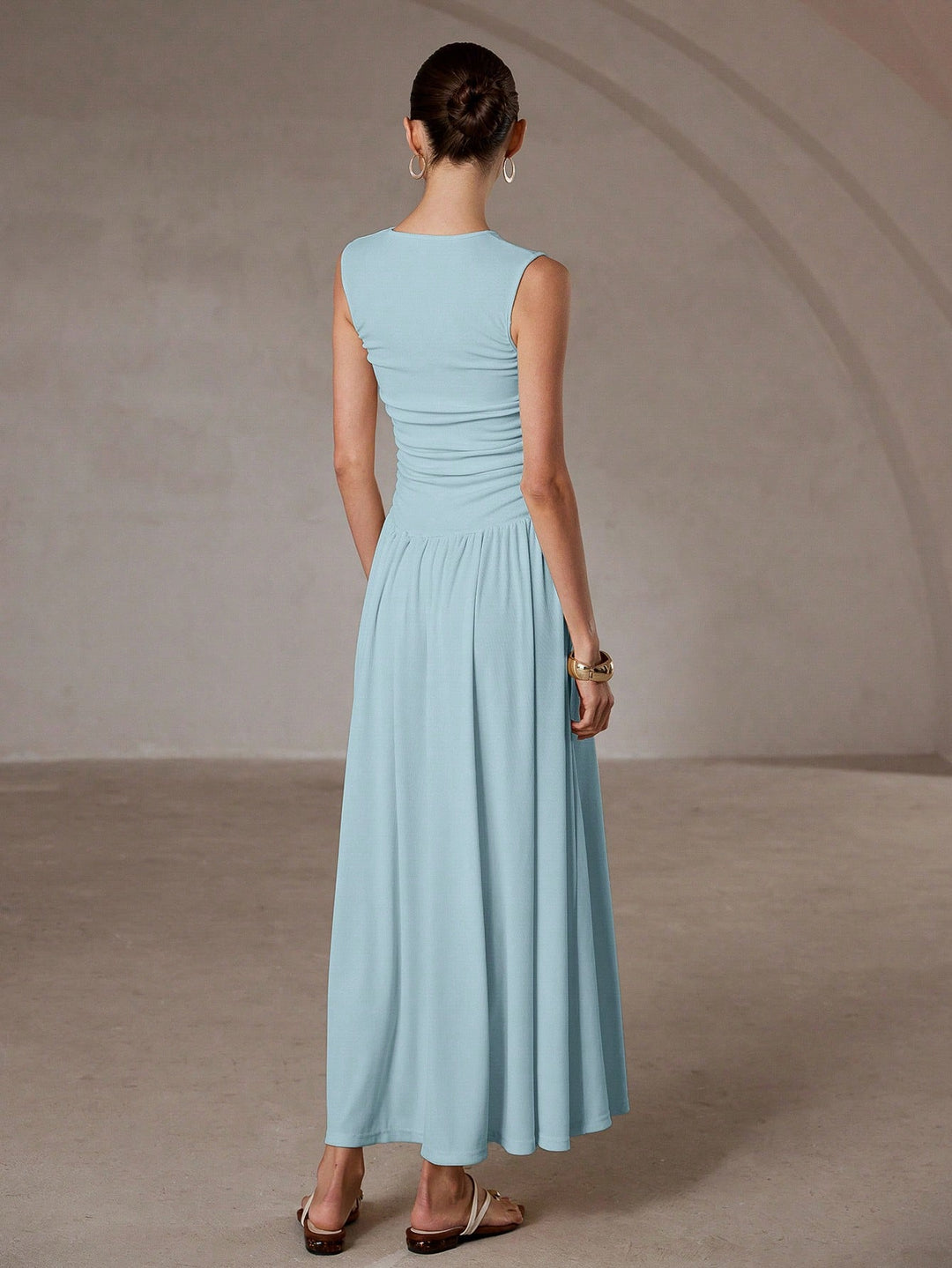SHEIN maxi ruha, kék