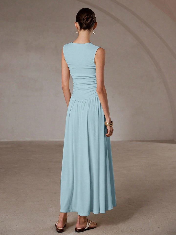 SHEIN maxi ruha, kék