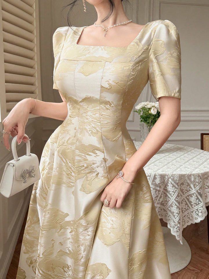 SHEIN maxi ruha, khaki