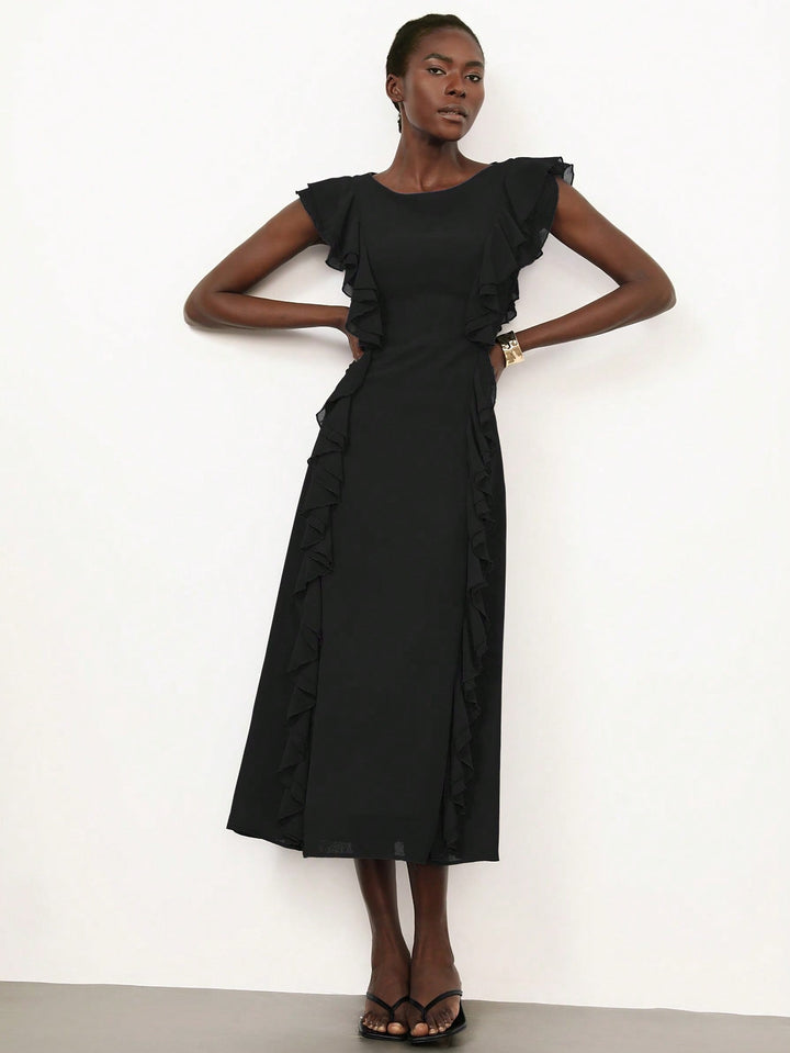 Rochie maxi SHEIN, negru