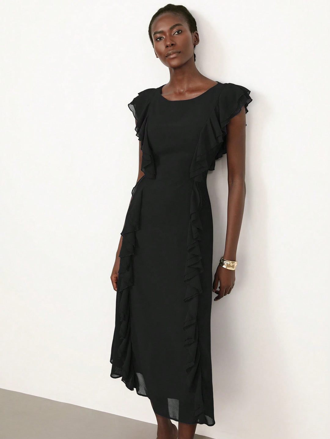 Rochie maxi SHEIN, negru