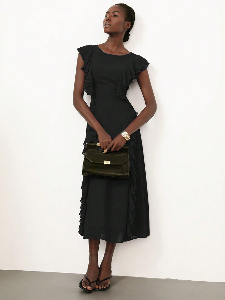 Rochie maxi SHEIN, negru