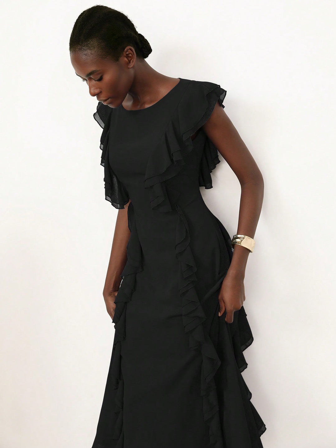 Rochie maxi SHEIN, negru
