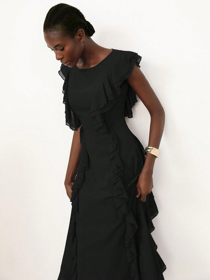 Rochie maxi SHEIN, negru