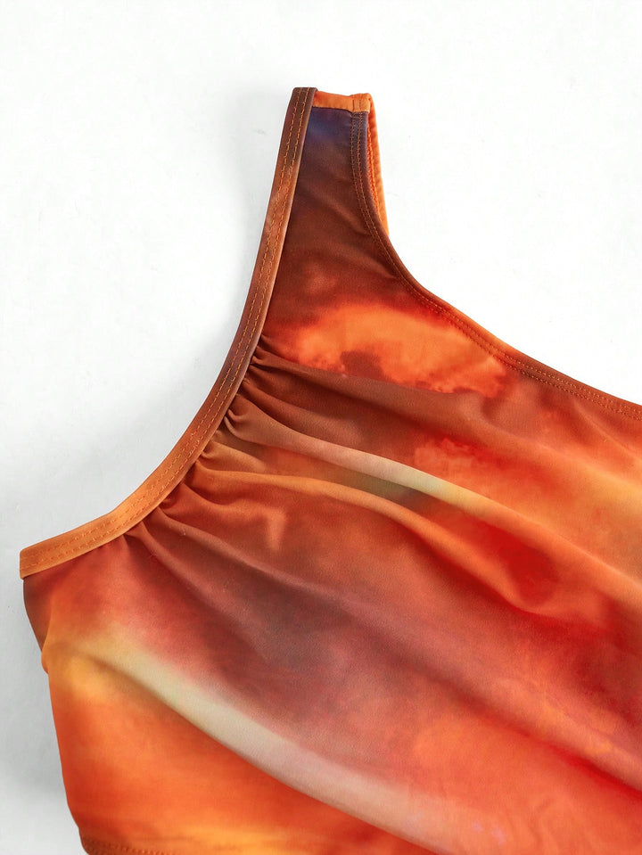 SHEIN jumpsuit, orange