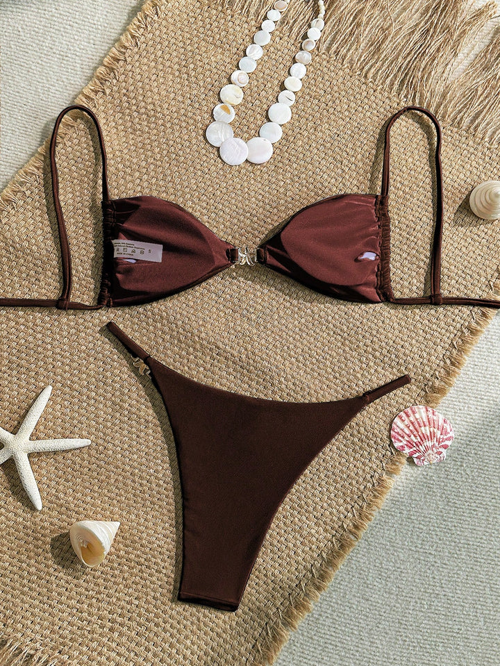 Set bikini SHEIN, maro
