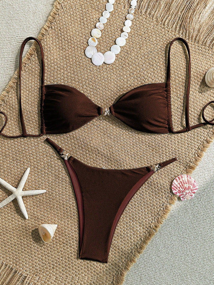 Set bikini SHEIN, maro