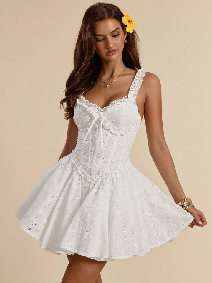 Rochie mini SHEIN, alb