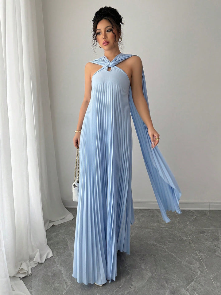 SHEIN maxi ruha, kék