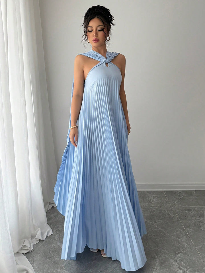 SHEIN maxi ruha, kék