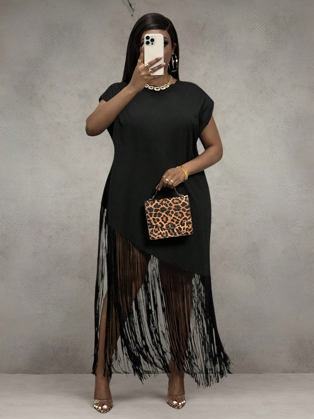 Rochie maxi SHEIN, negru