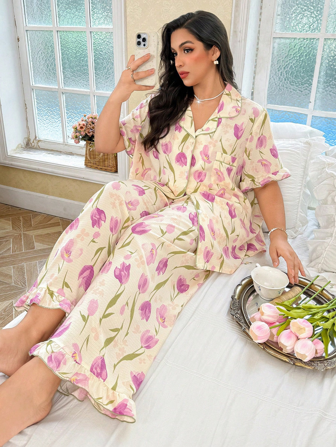 Compleu pijamale SHEIN, mix culori