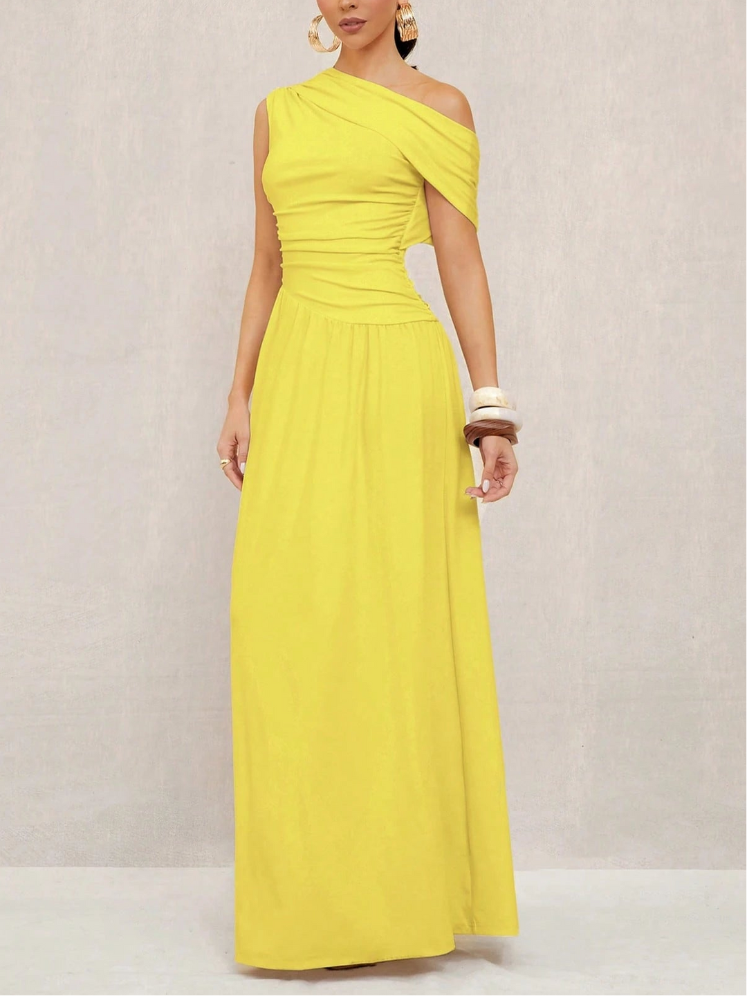 Rochie maxi SHEIN, galben
