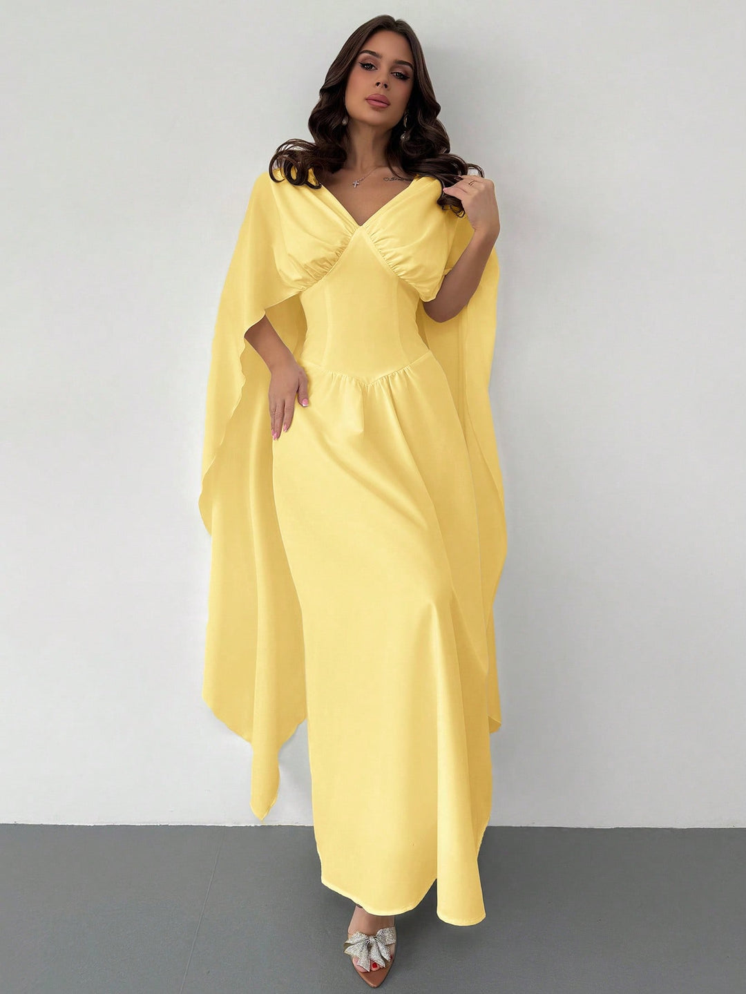 Rochie maxi SHEIN, galben
