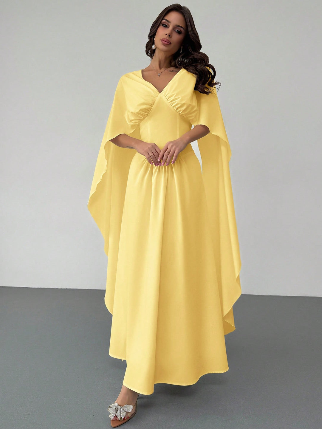 Rochie maxi SHEIN, galben