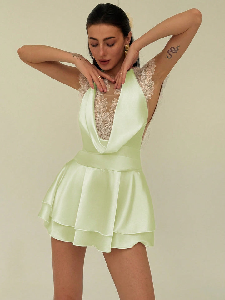 SHEIN mini ruha, zöld