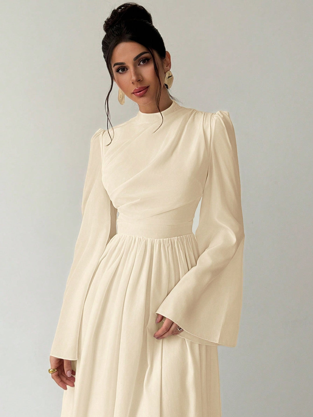 SHEIN maxi ruha, bézs