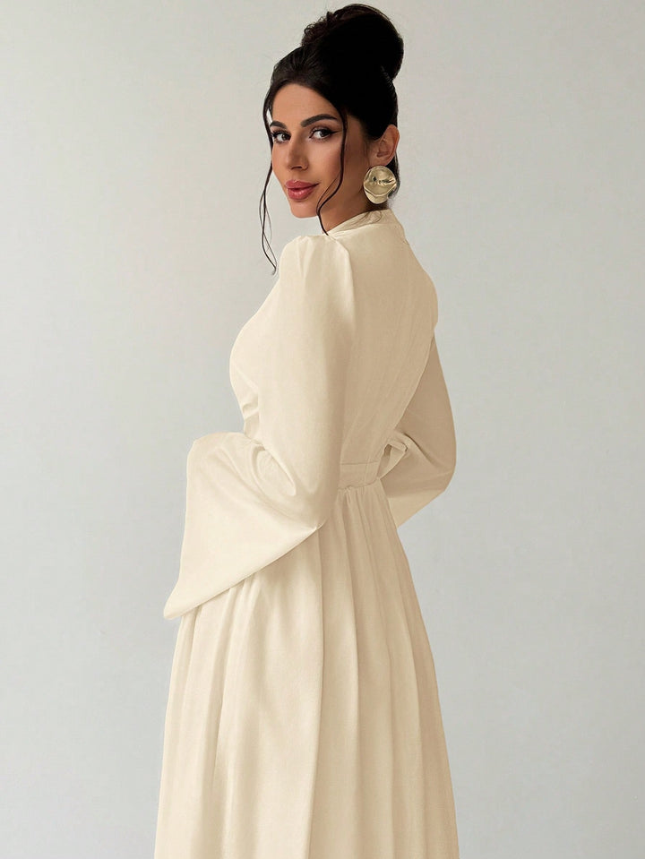 SHEIN maxi ruha, bézs