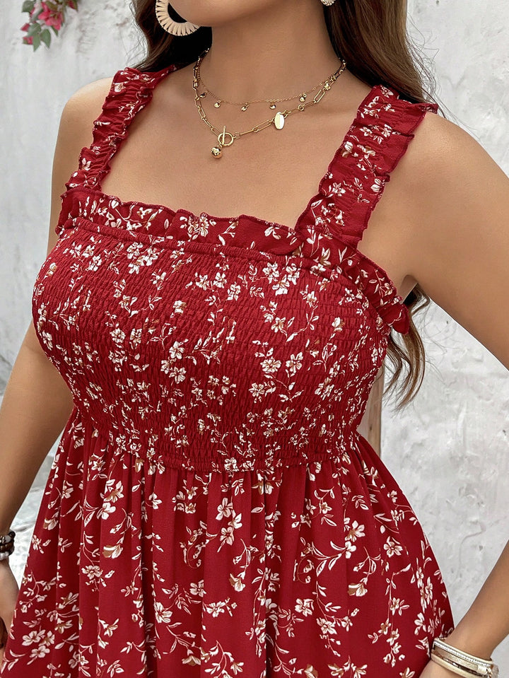 Rochie maxi SHEIN, roșu