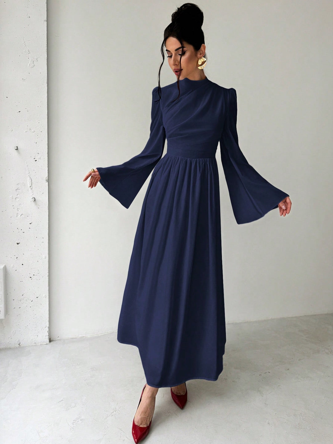Rochie maxi SHEIN, albastru